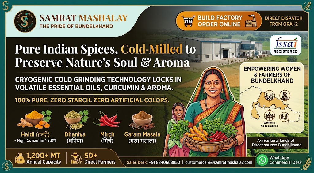 Samrat Mashalay Pure Spices Factory Order Online